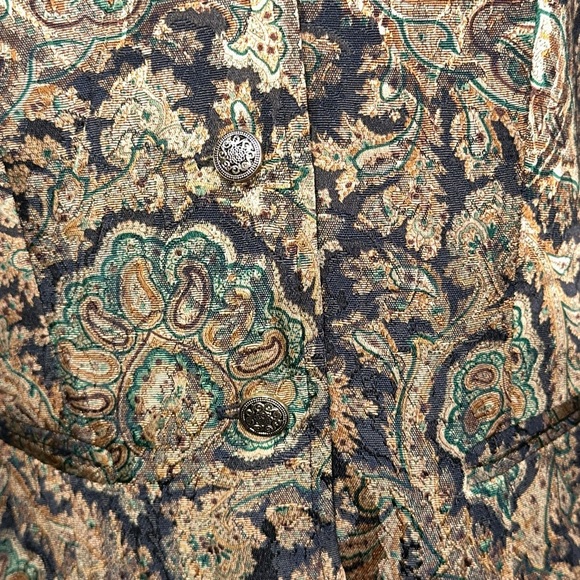 VINTAGE Rafaella Paisley Women's Vest - Picture 4 of 9